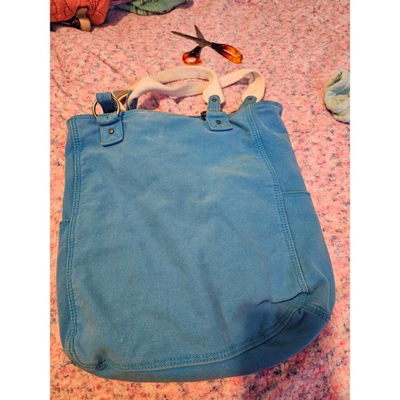 Ron Jon blue canvas tote bag - Picture 2 of 3